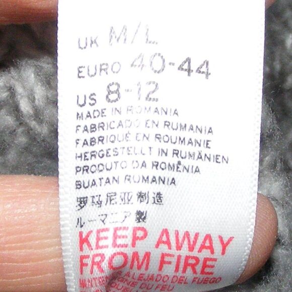 TOPSHOP Poncho/Cape/Vest, M/L, Gray, Fringe, Scoop neckline - Picture 9 of 11